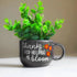 Thank You Gift Cup Planter  | Ceramic Wall Planter | Table Accessory | Personalised Gift | Home Decor